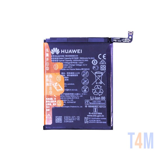 Batería HB396689ECW/HB406689ECW para Huawei Ascend MHA-L09/Y7 2019/Y9 2018/Mate 9/Mate 9 Pro/Y7 Enjoy 7 Plus 4000mAh